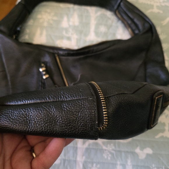 The Sak Black Leather Hobo Bag - Picture 6 of 14
